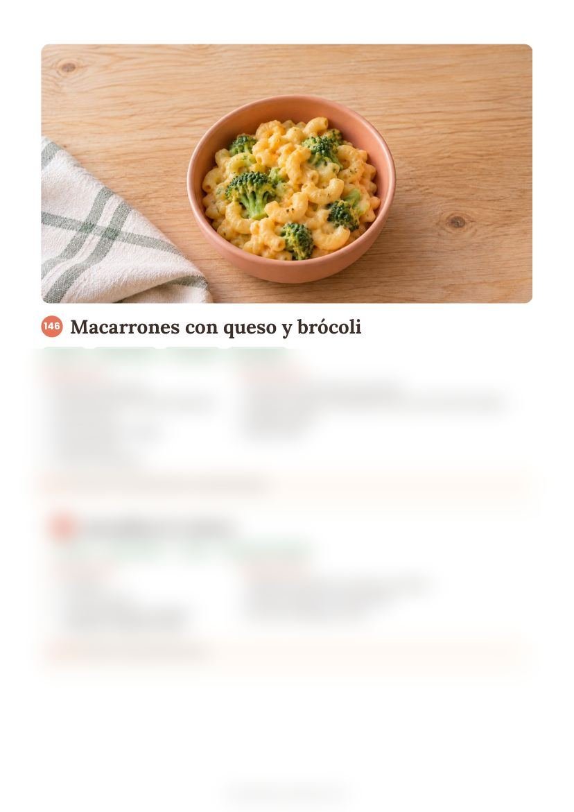 Receta del método Pequeños Bocados