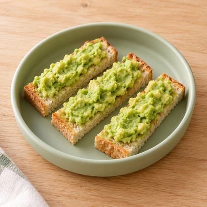 Tostada con aguacate