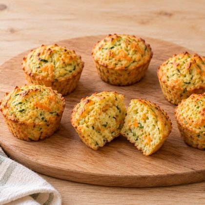 Mini muffins de vegetales